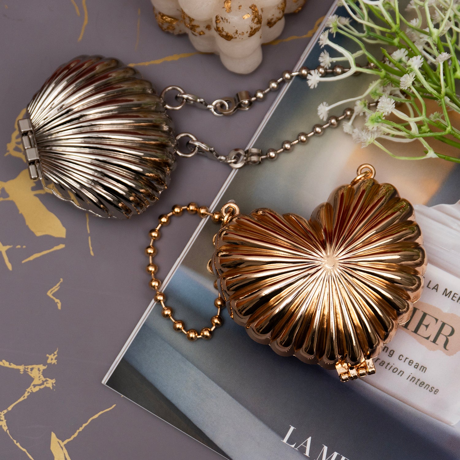 Radiant Heart Mini Clutch