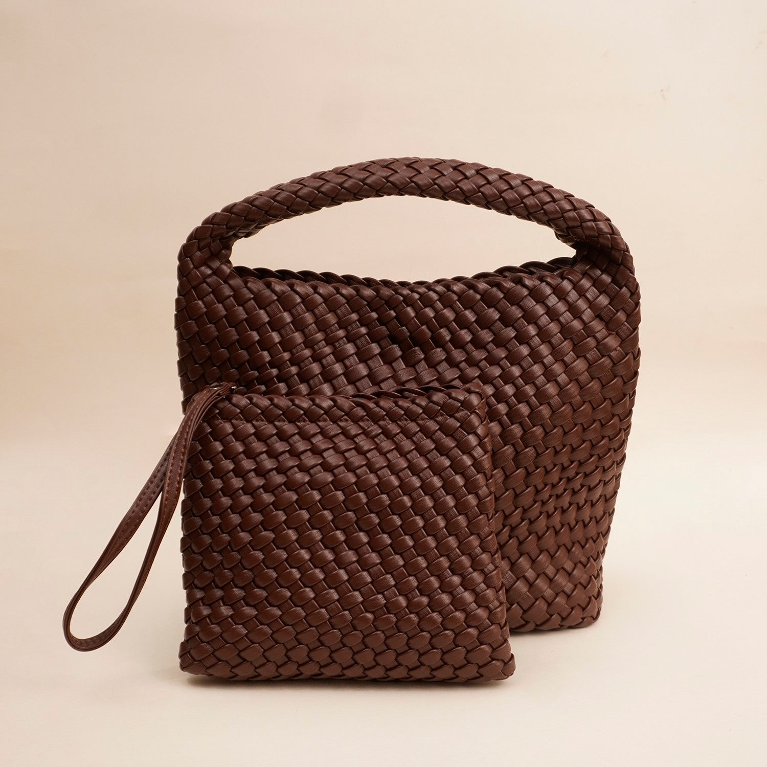 The Noir Lattice Mini tote