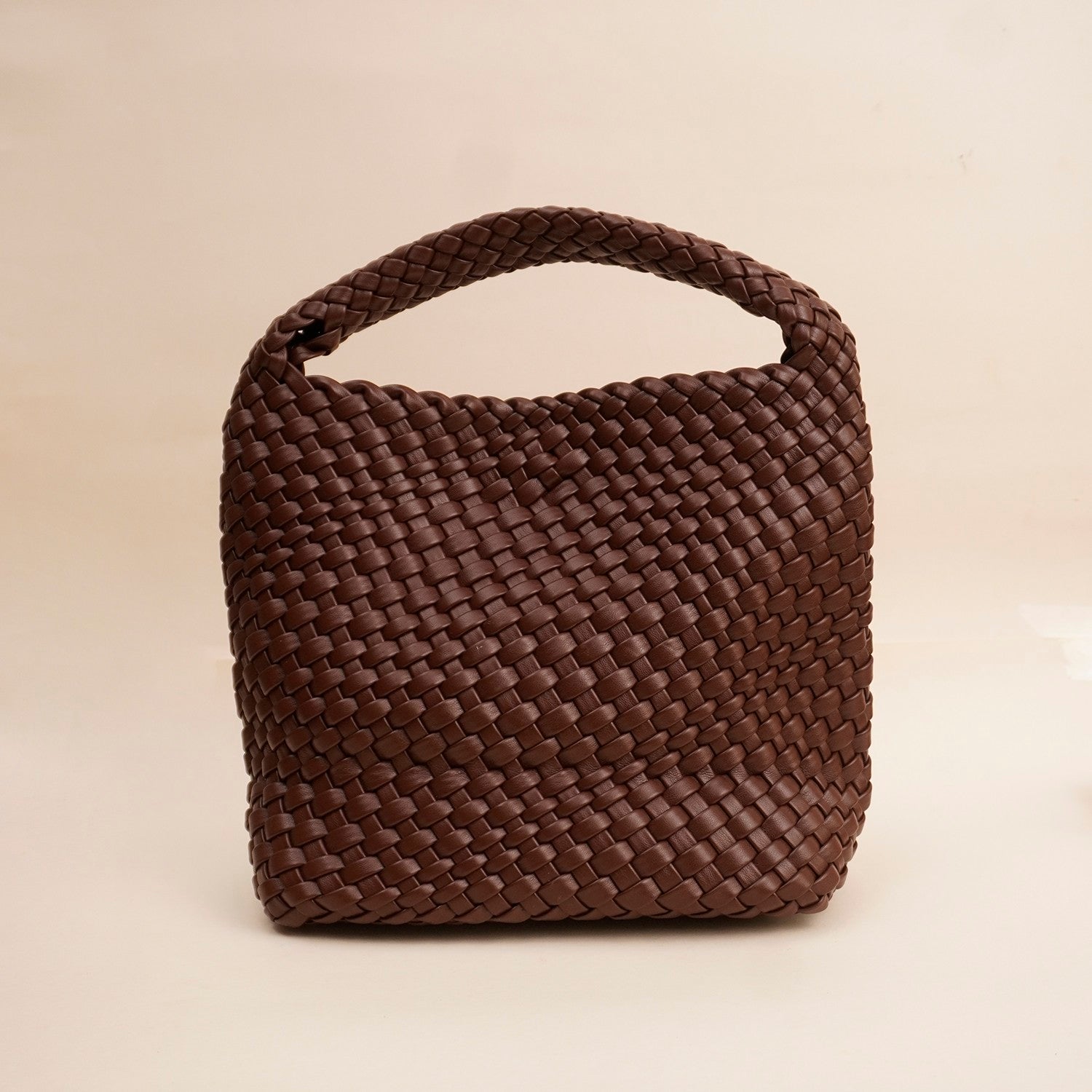 The Noir Lattice Mini tote