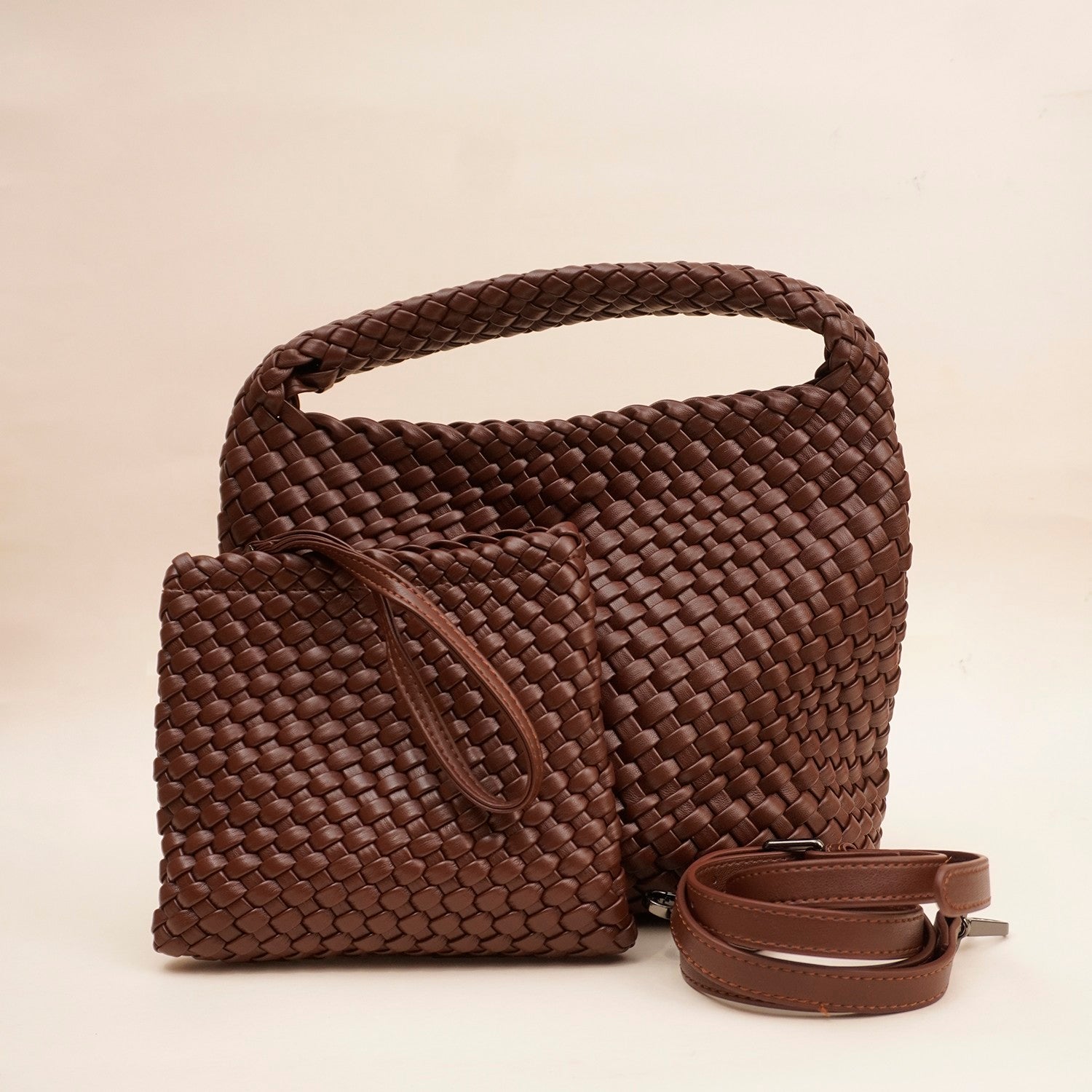 The Noir Lattice Mini tote