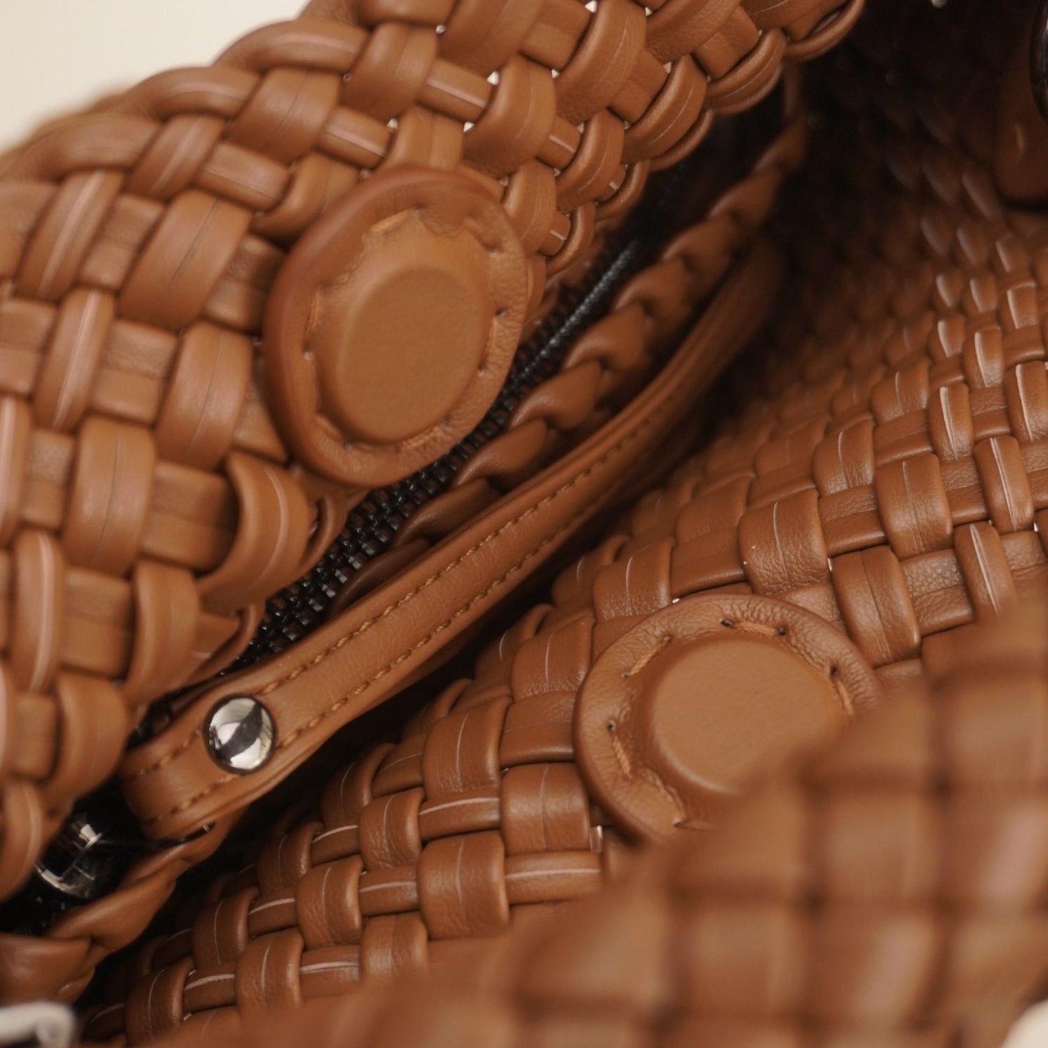 The Noir Lattice Mini tote