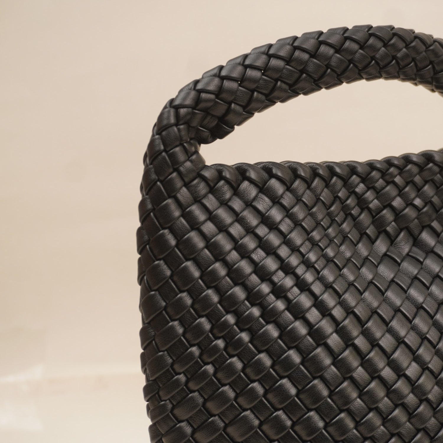 The Noir Lattice Mini tote