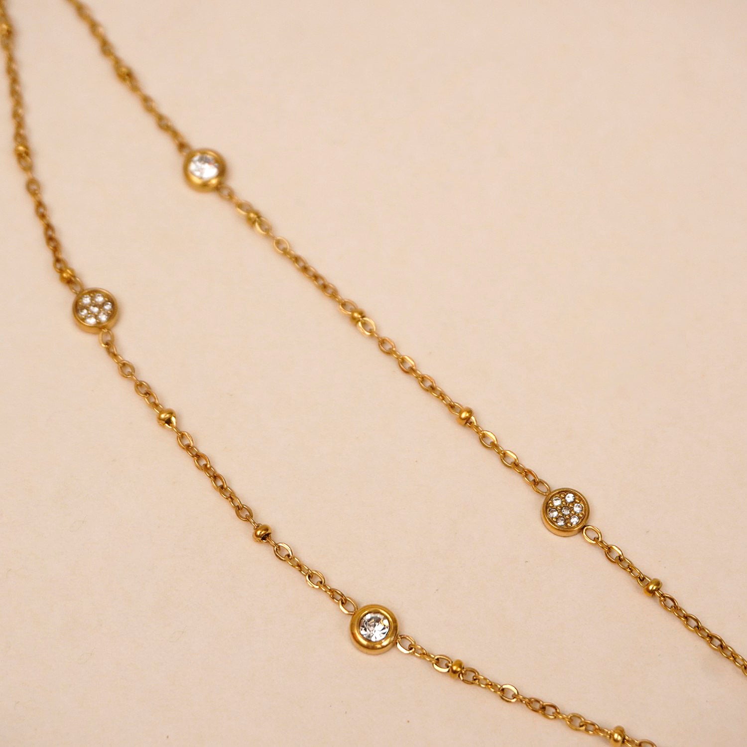 The Stella Double Link Bracelet - Diah & Co