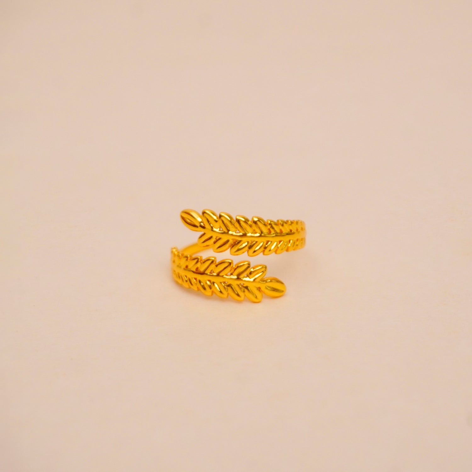 Golden Laurel Wrap Ring - Diah & Co