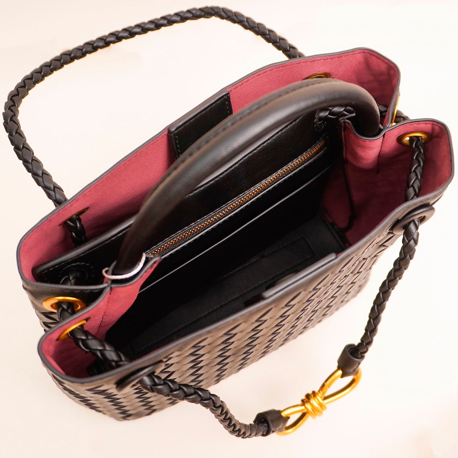 Infinity Knot Woven Tote Bag - Diah & Co