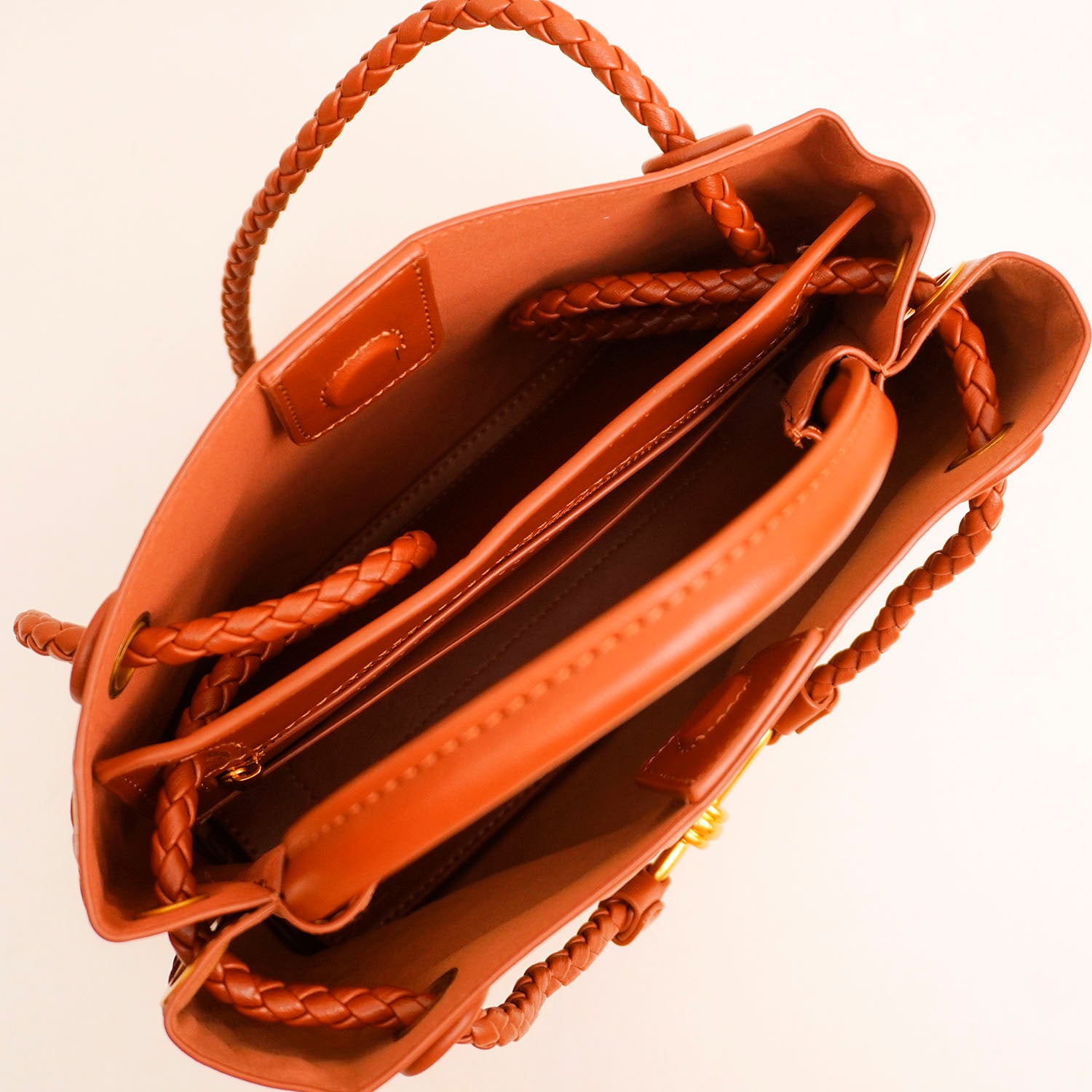 Infinity Knot Woven Tote Bag - Diah & Co