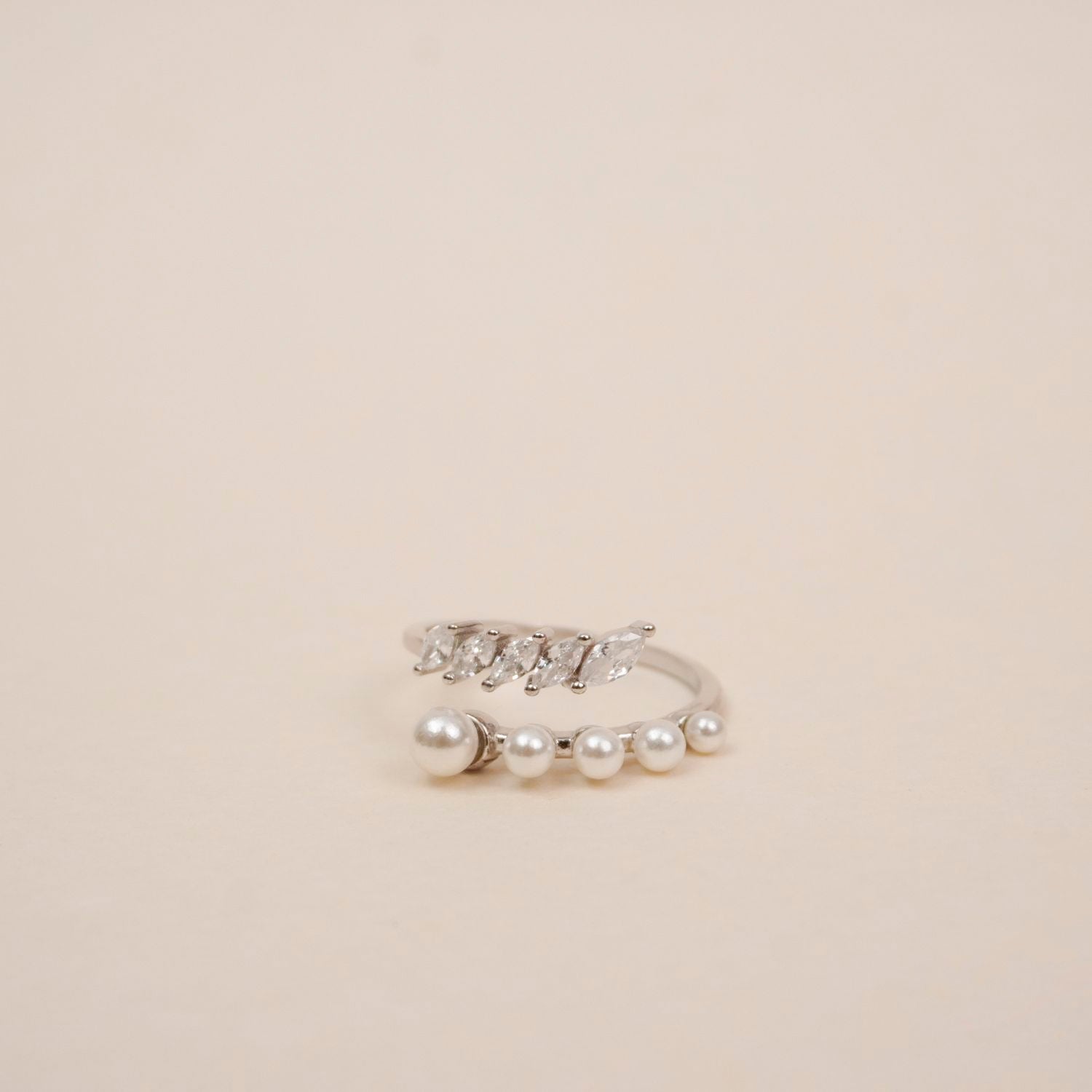Pearl Orbit Ring