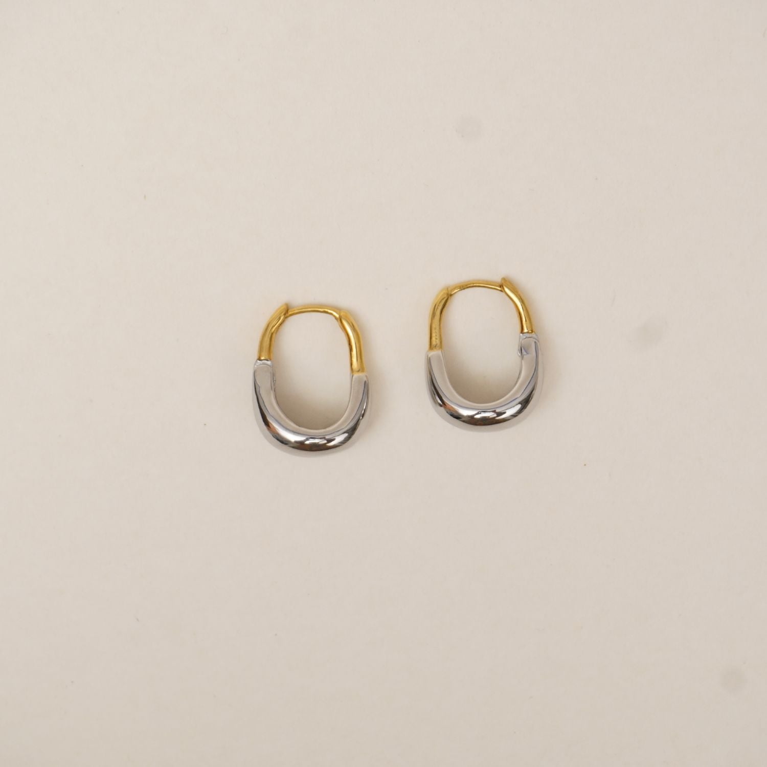 Sculpted Duo Hoops