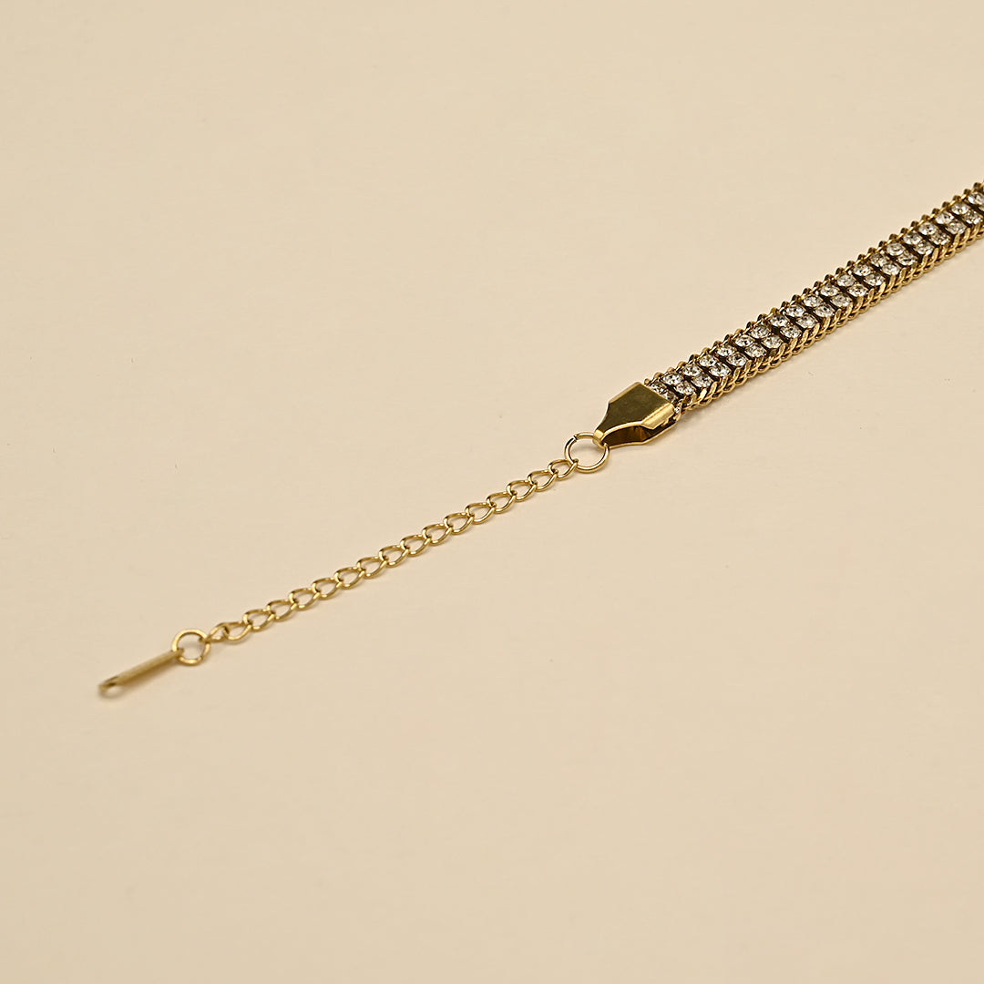 Shimmering Multi-Strand Crystal Bracelet